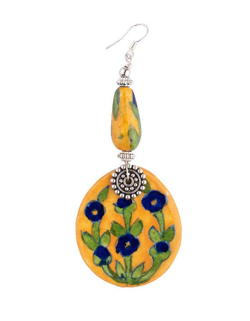 Oval Pendant Earrings